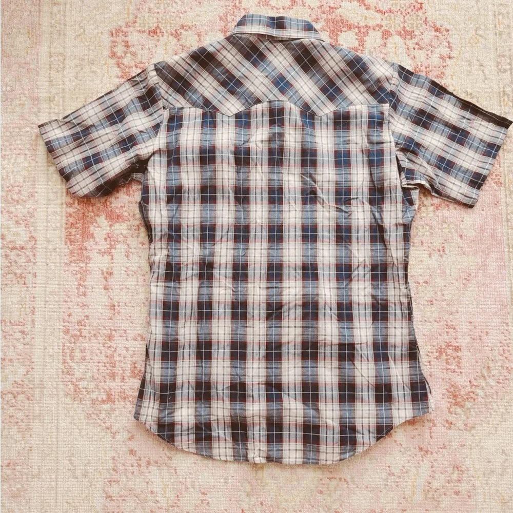 Levi’s, Men's 1990s Plaid Short Sleeve Shirt - Picture 2 of 4